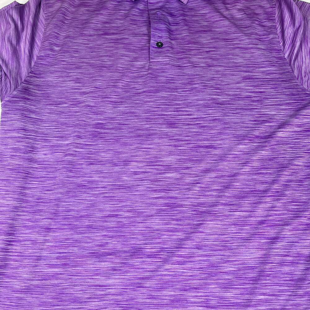 FootJoy Lisle Golf Polo Men's Purple Space Dye Stretch Wicking Fairway Shirt